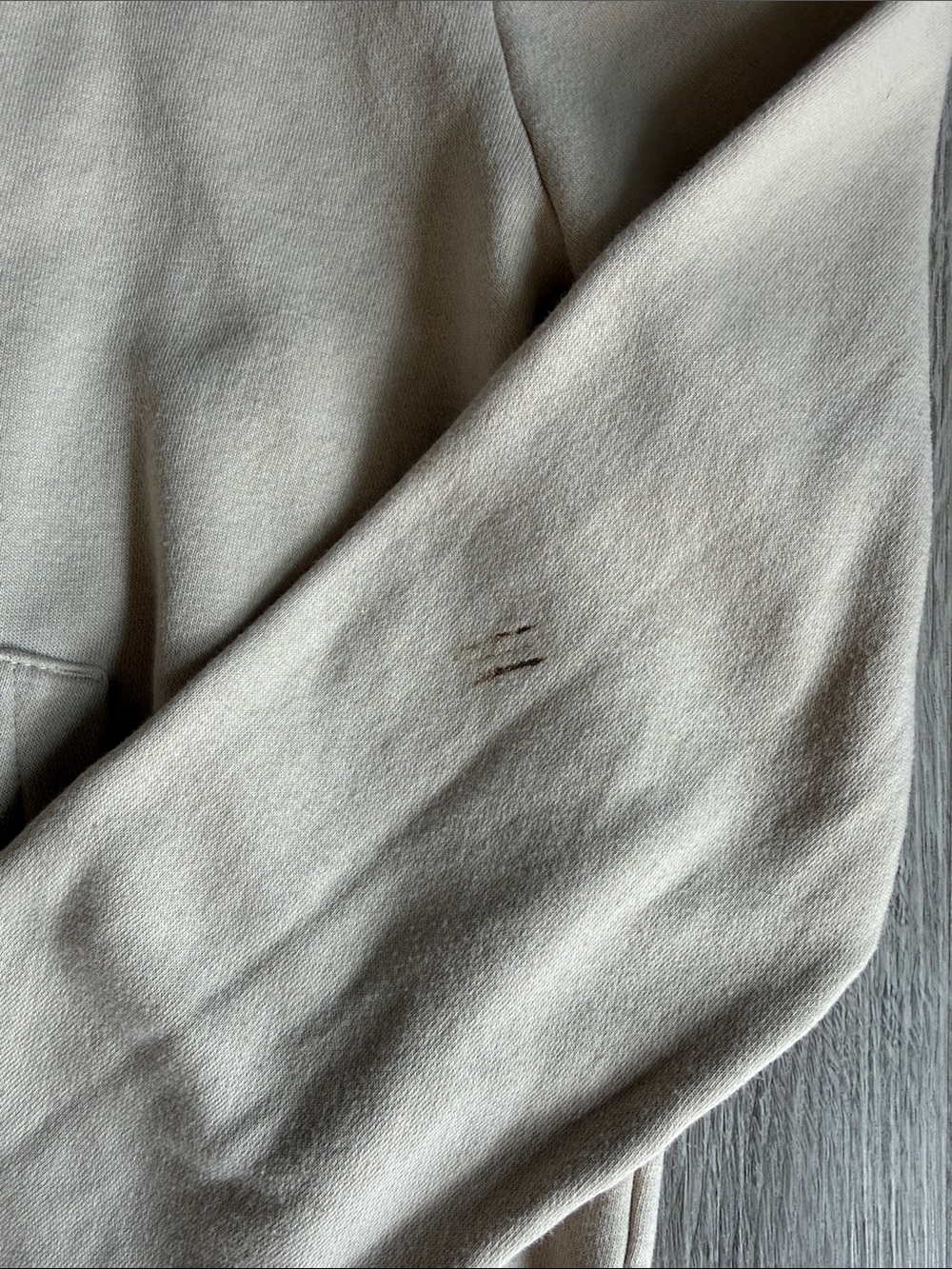 Nike Women's Beige Pullover Hoodie - Picture 3 of 3